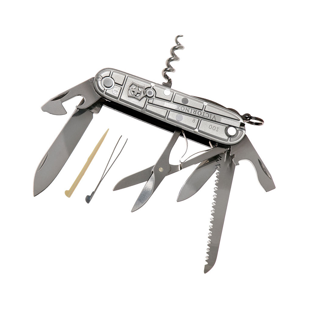 Ніж Victorinox Huntsman Transparent Silver (1.3713.T7) - зображення 2