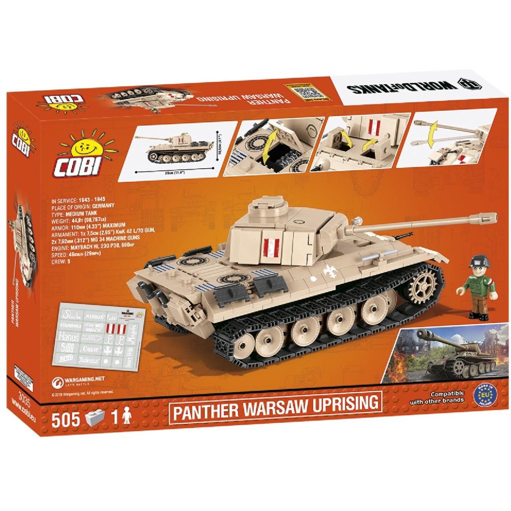 Конструктор Cobi World Of Tanks Пантера 510 деталей (COBI-3035) - зображення 4