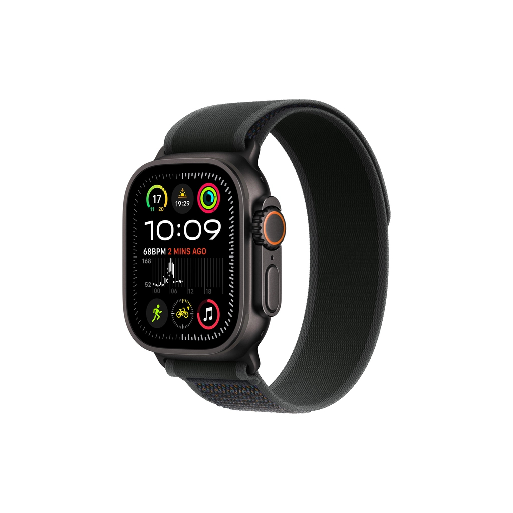 Смарт-годинник Apple Watch Ultra 2 2024 GPS + Cellular 49mm Black Titanium Case with Black Trail Loop - M/L (MX4V3UL/A) - зображення 1