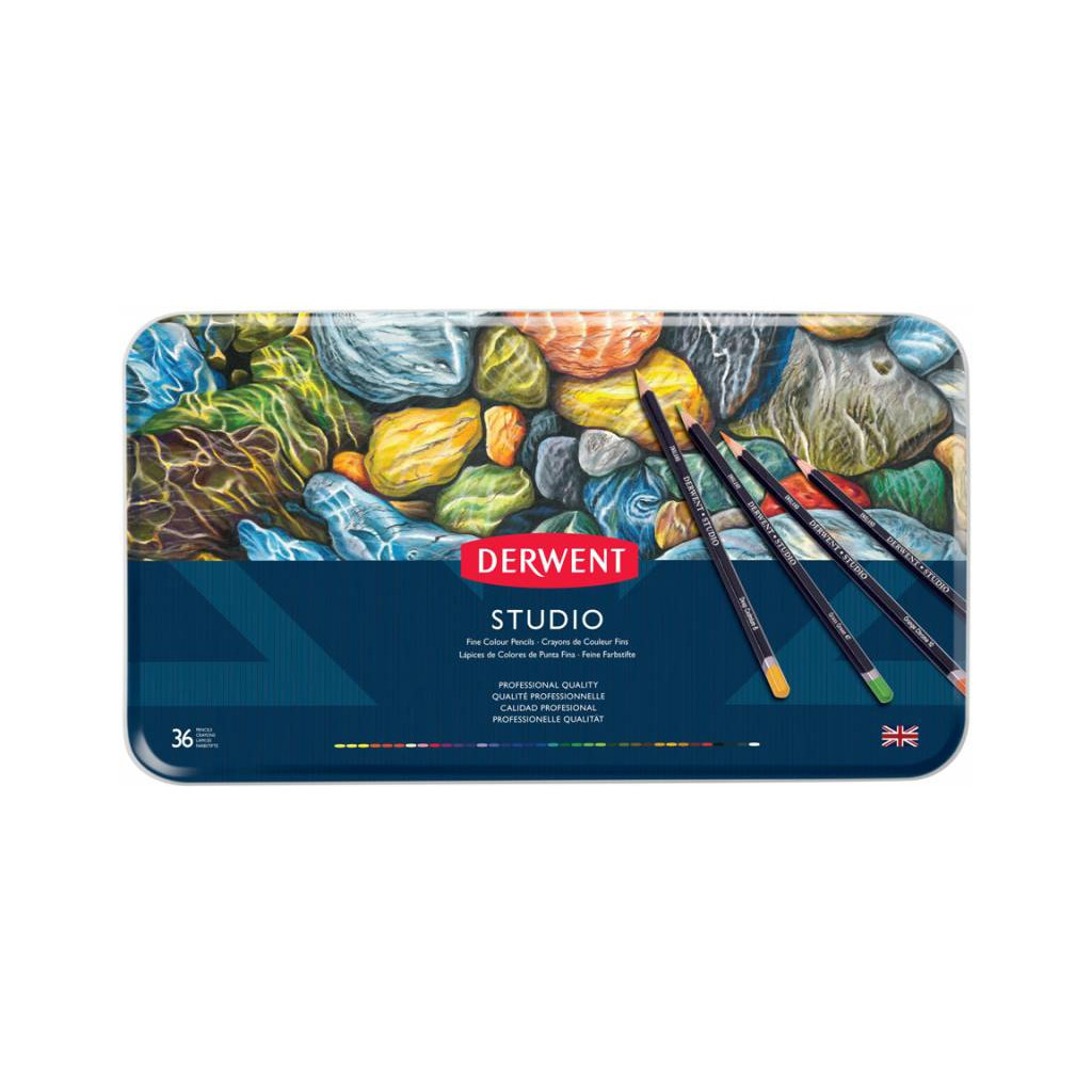 Олівці кольорові Derwent Studio, 36 кольорів (5010255713506) - зображення 1