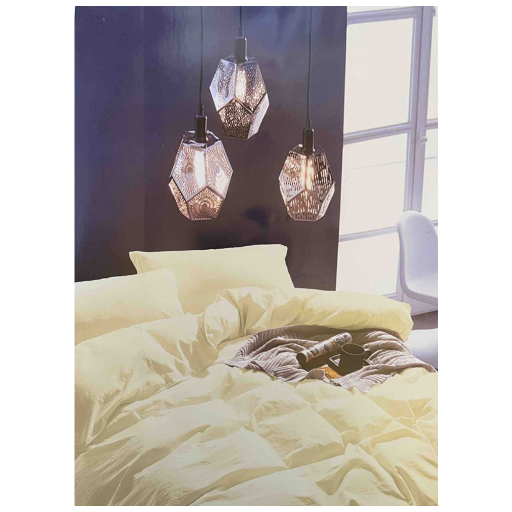 Постільна білизна ШЕМ Єгипетський котон Лимон євро 220 х 220 (Євро Конопля_Лимон) - зображення 1