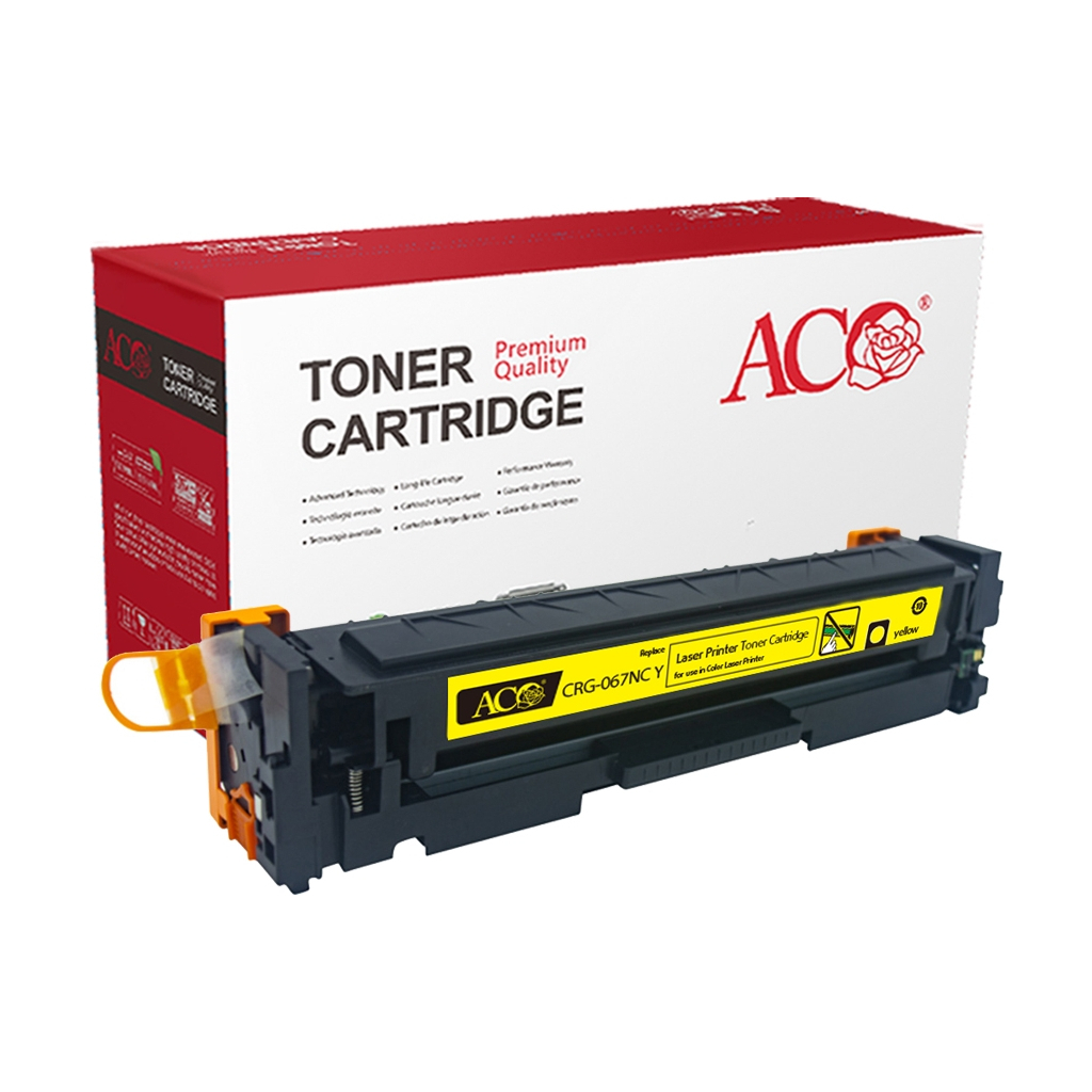 Картридж ACO Canon 067 Yellow 1250ст (ACO-CRG-067NC Y) - зображення 2