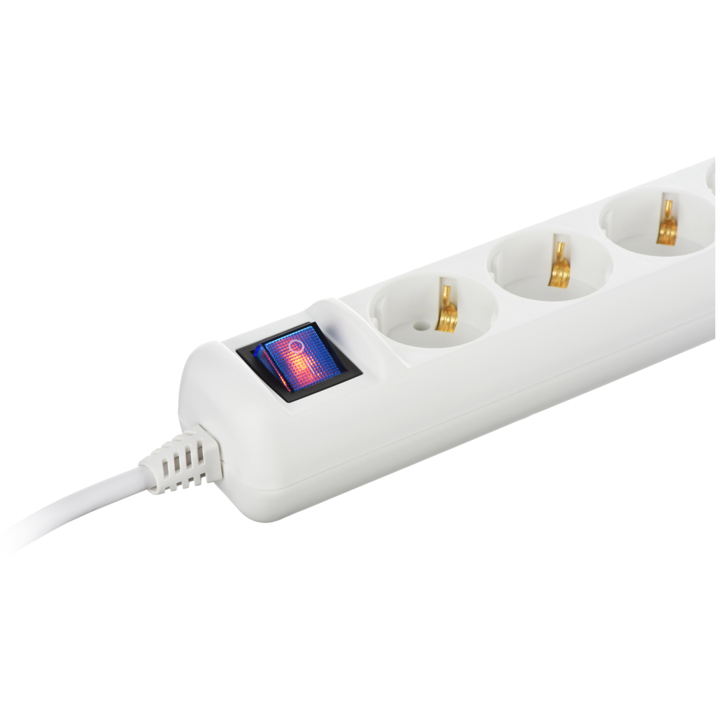 Мережевий фільтр живлення 2E 5xSchuko, 3м (2E-U05ESM3) - зображення 4