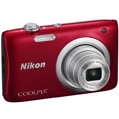Цифровий фотоапарат Nikon Coolpix A100 Red (VNA972E1) - зображення 5