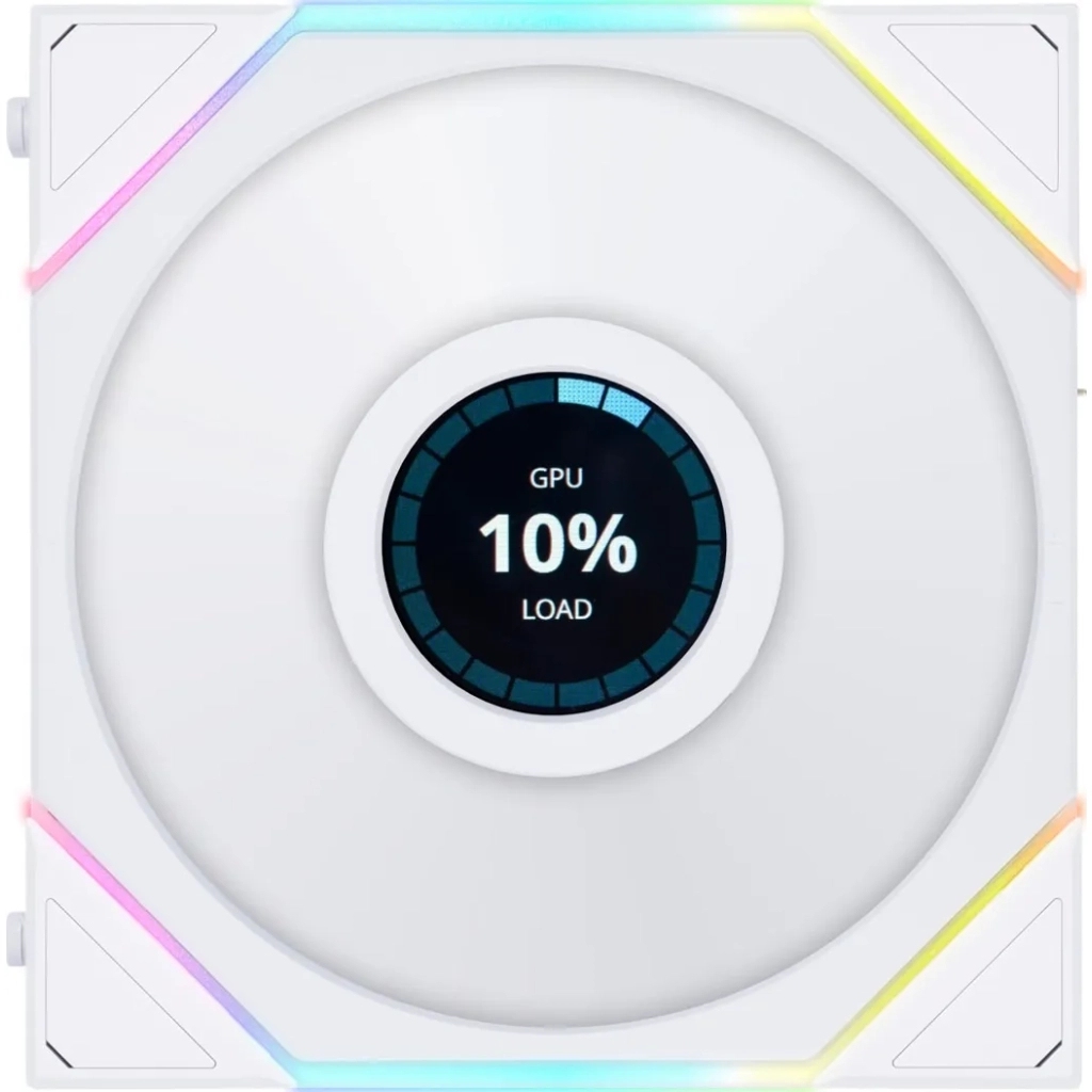 Кулер до корпусу Lian Li TL LCD 140-1, White (G99.14TLLCD1W.00) - зображення 1