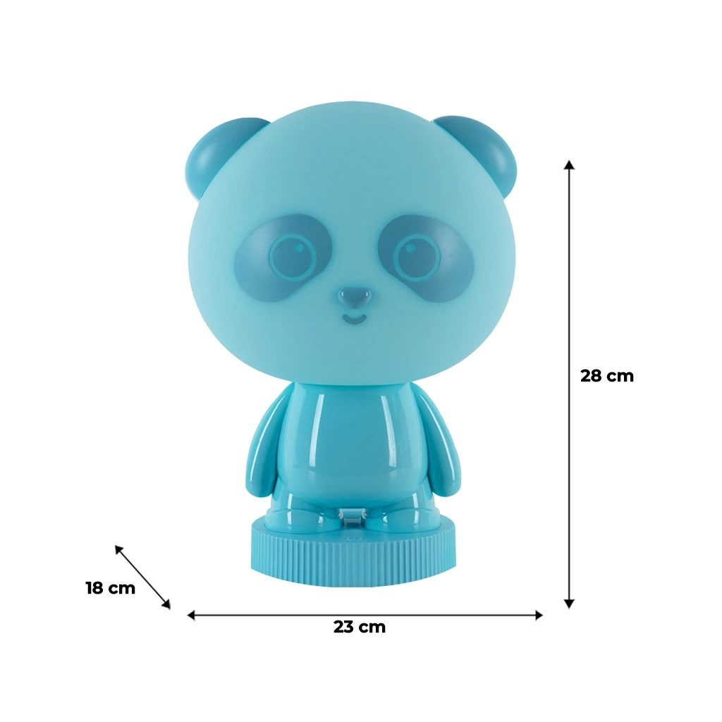 Нічник Kite Світильник LED з акумулятором Panda, блакитний (K24-490-3-3) - зображення 6