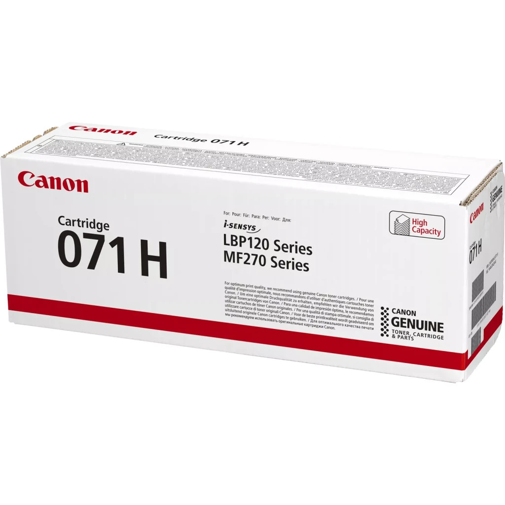 Картридж Canon 071H Black 2.5К (5646C002) - зображення 2
