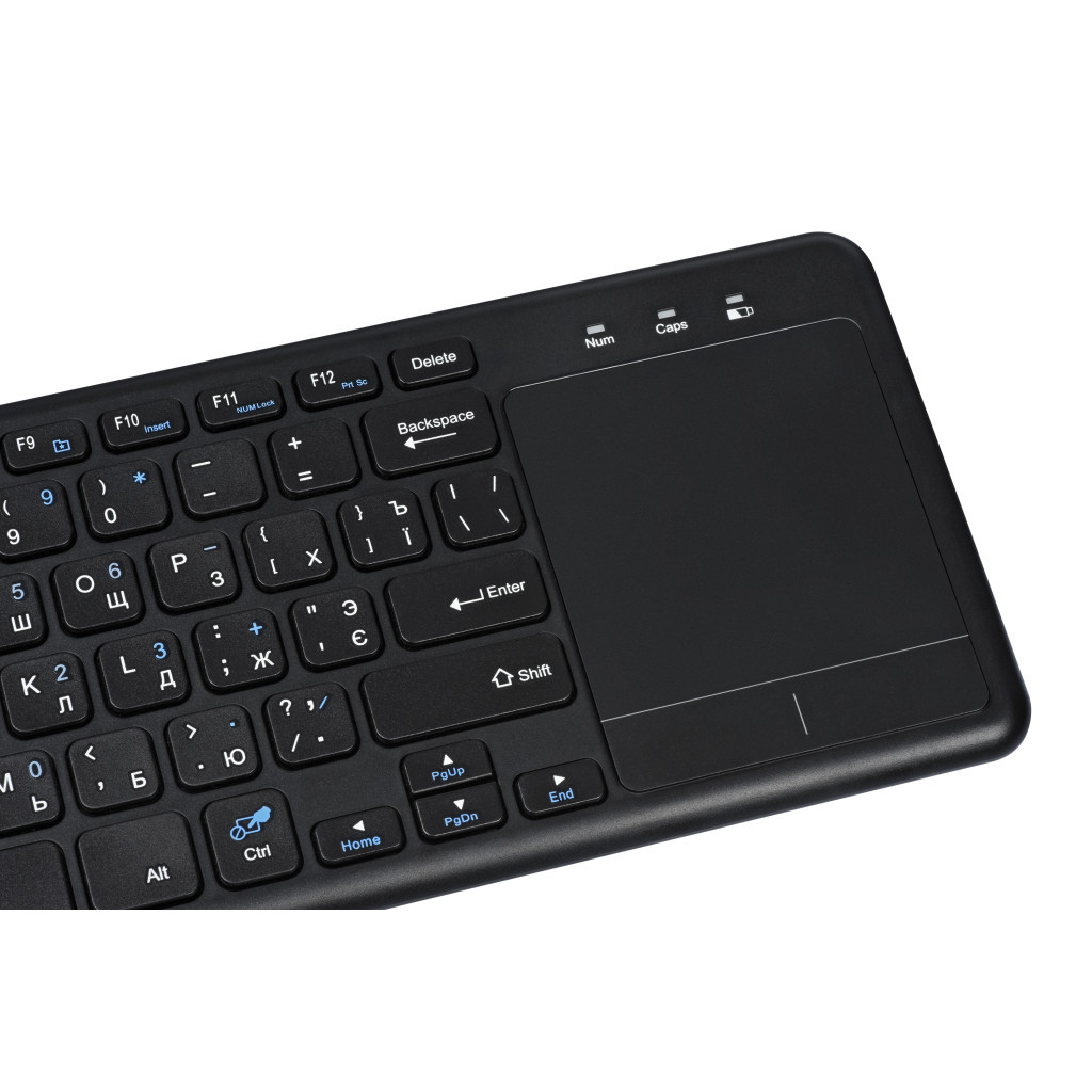 Клавіатура 2E KT100 Touch Wireless Black (2E-KT100WB) - зображення 3