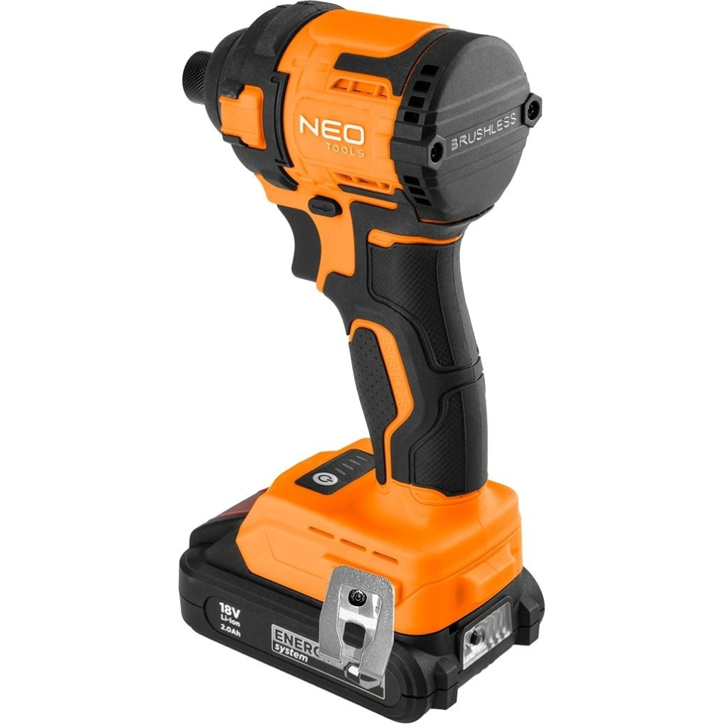 Гайковерт Neo Tools Energy+ 18V, безщітковий, 3600об/хв, 300Нм, 1/4", 4 швидкості, 0.85кг (без АКБ та ЗП) (04-612) - изображение 5
