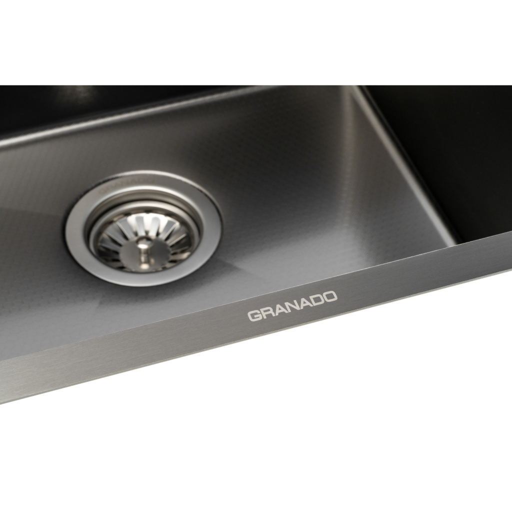 Мийка кухонна GRANADO Galera S201 black honeycomb (GS02201BH) - зображення 6