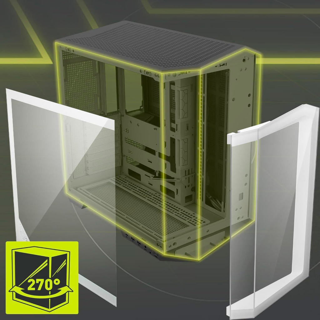 Корпус MSI MAG PANO 100L PZ WHITE - зображення 5