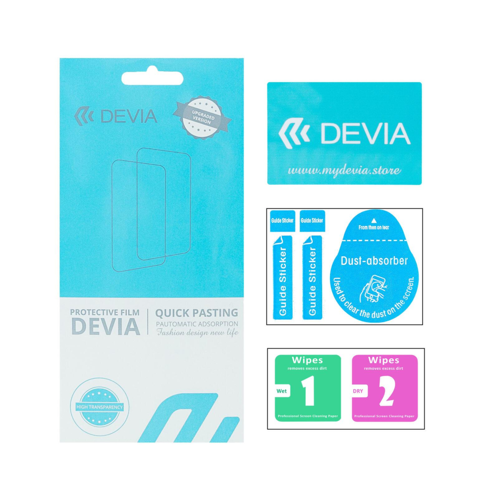 Плівка захисна Devia Hydrogel Apple Watch 9 41mm 3 pcs (DV-IP-AP9-41) - зображення 2
