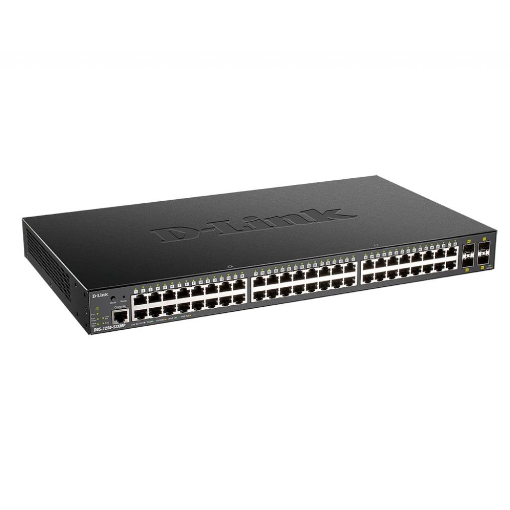 Комутатор мережевий D-Link DGS-1250-52XMP - зображення 2