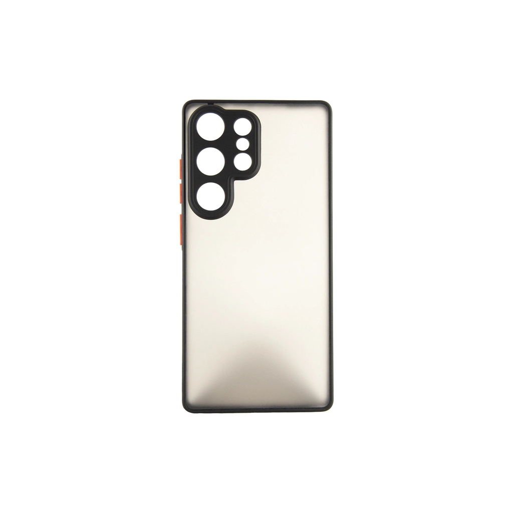 Чохол до мобільного телефона Dengos Kit Samsung Galaxy S25 Ultra Matte + glass (Black) (DG-KM-144) - зображення 2