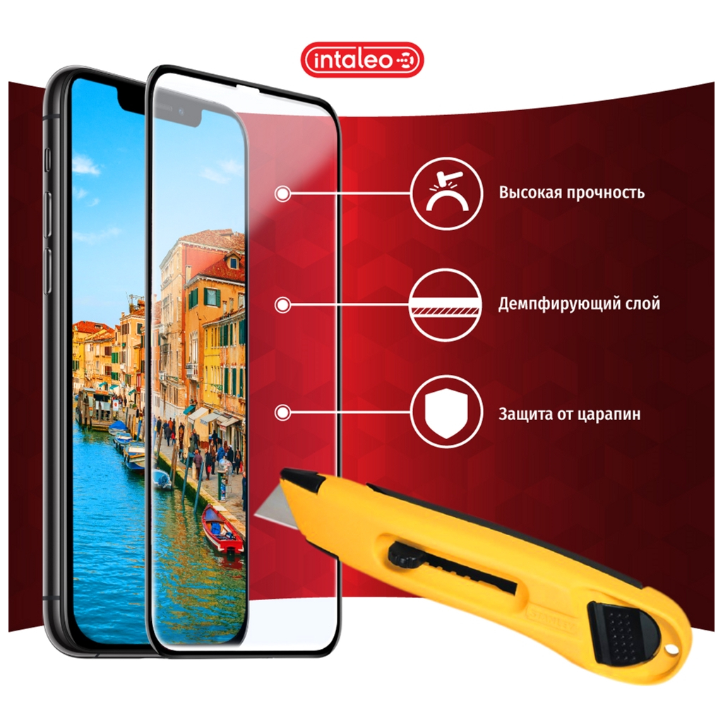 Скло захисне Intaleo Full Glue Samsung M01 core (1283126505034) - зображення 4