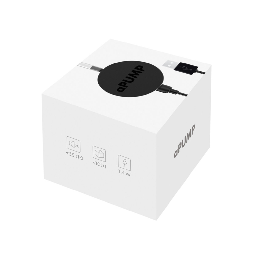 Компресор для акваріума Aqualighter aPUMP USB (5V) безшумний до 100 л (7910) - зображення 6