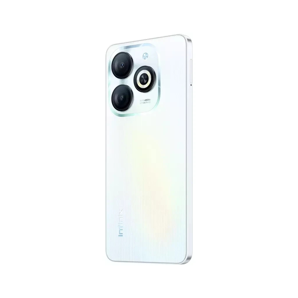 Мобільний телефон Infinix Smart 8 4/128Gb Galaxy White (4894947015090) - зображення 4