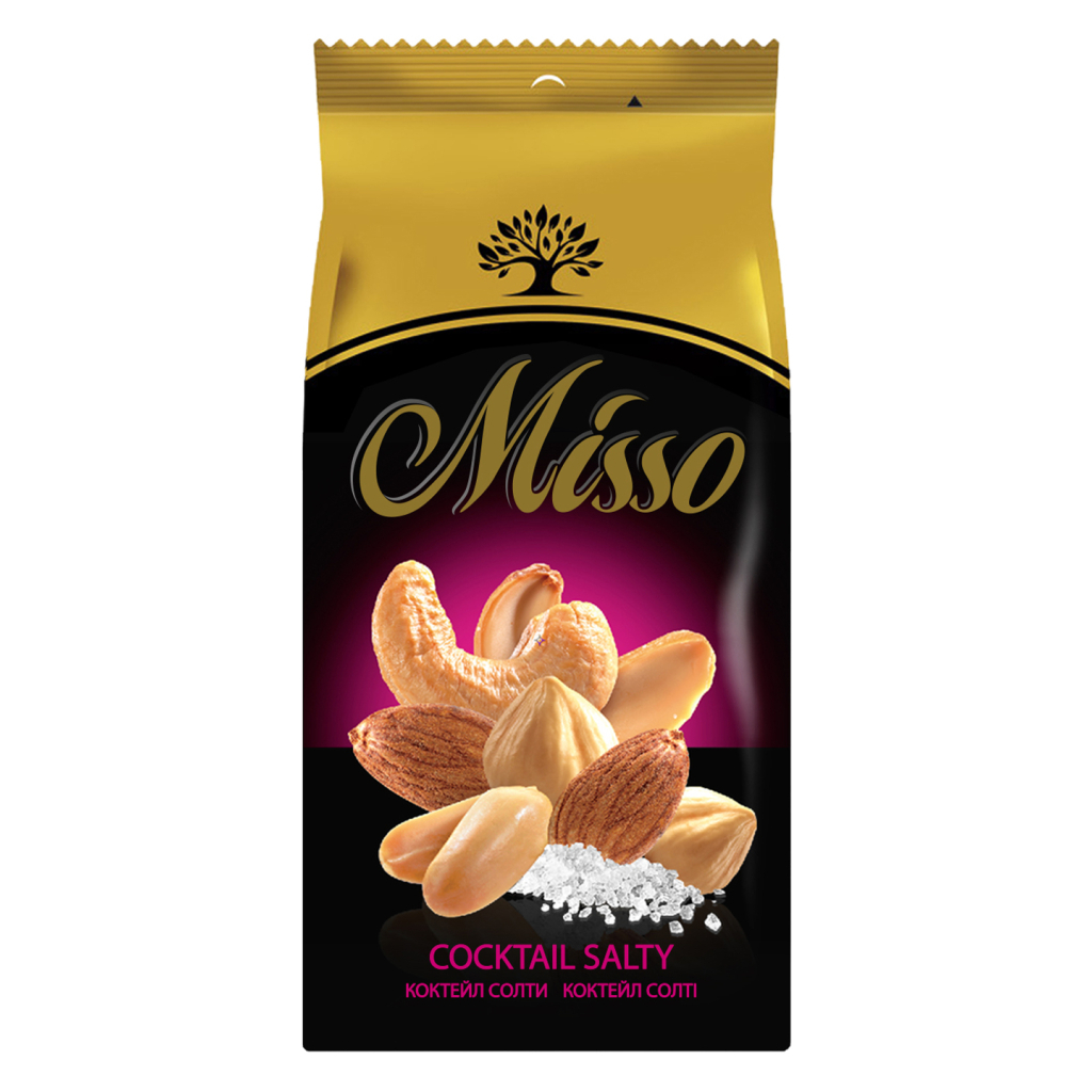 Горіхи Misso Асорті Коктейль Солті 125 г (4820232570104) - изображение 1