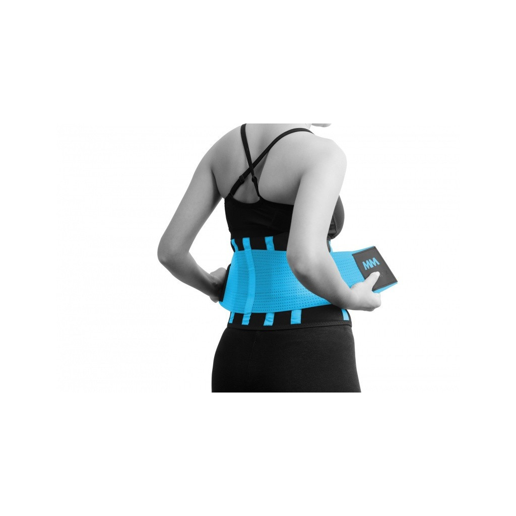 Пояс компресійний MadMax MFA-277 Slimming belt Black/turquoise L (MFA-277-TRQ_L) - изображение 1