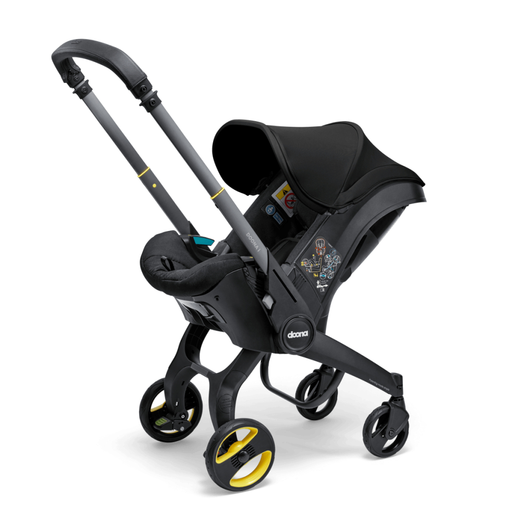 Автокрісло Doona I Infant Car Seat гр. 0+ 0-13 кг Nitro Black (SP350-20-033-015) - зображення 4