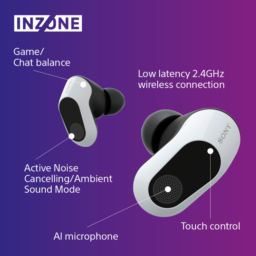 Навушники Sony INZONE Buds White (WFG700NW.CE7) - зображення 11