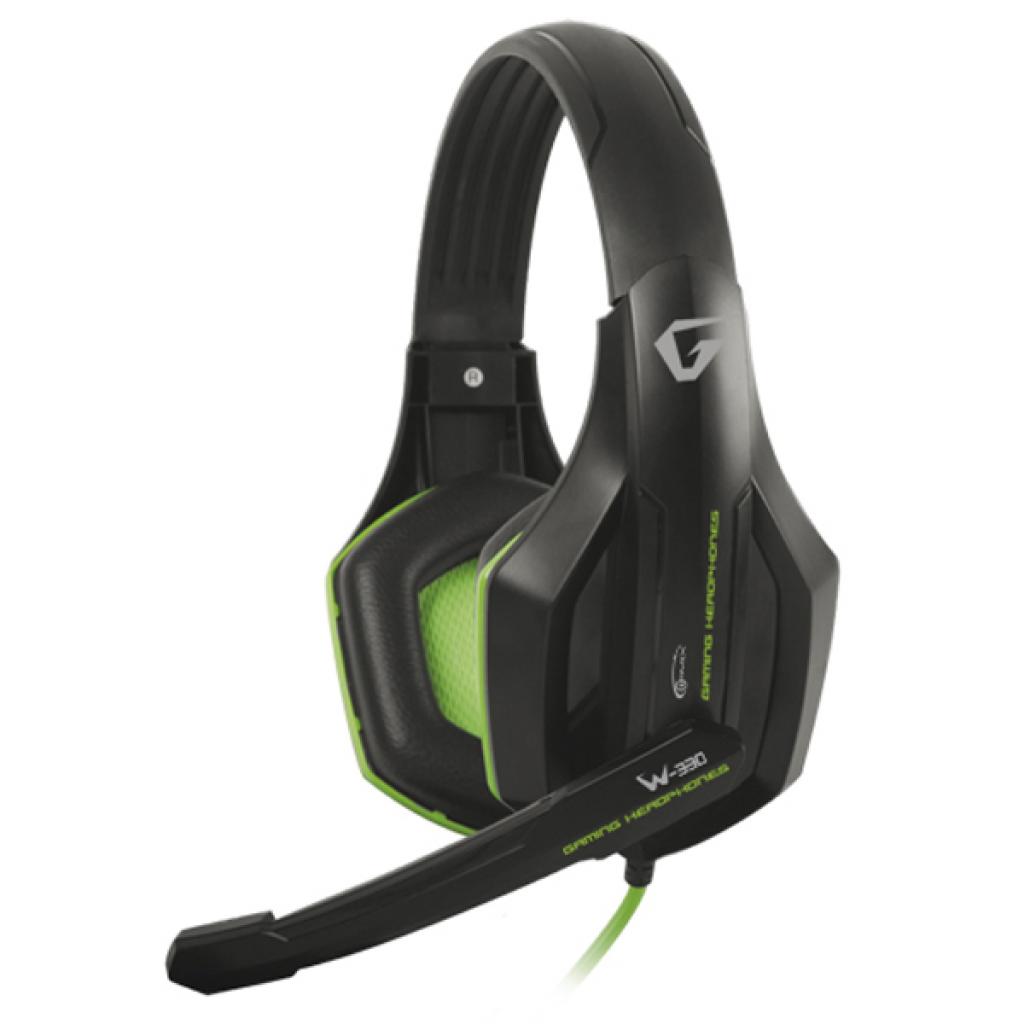Навушники Gemix W-330 black-green - зображення 1