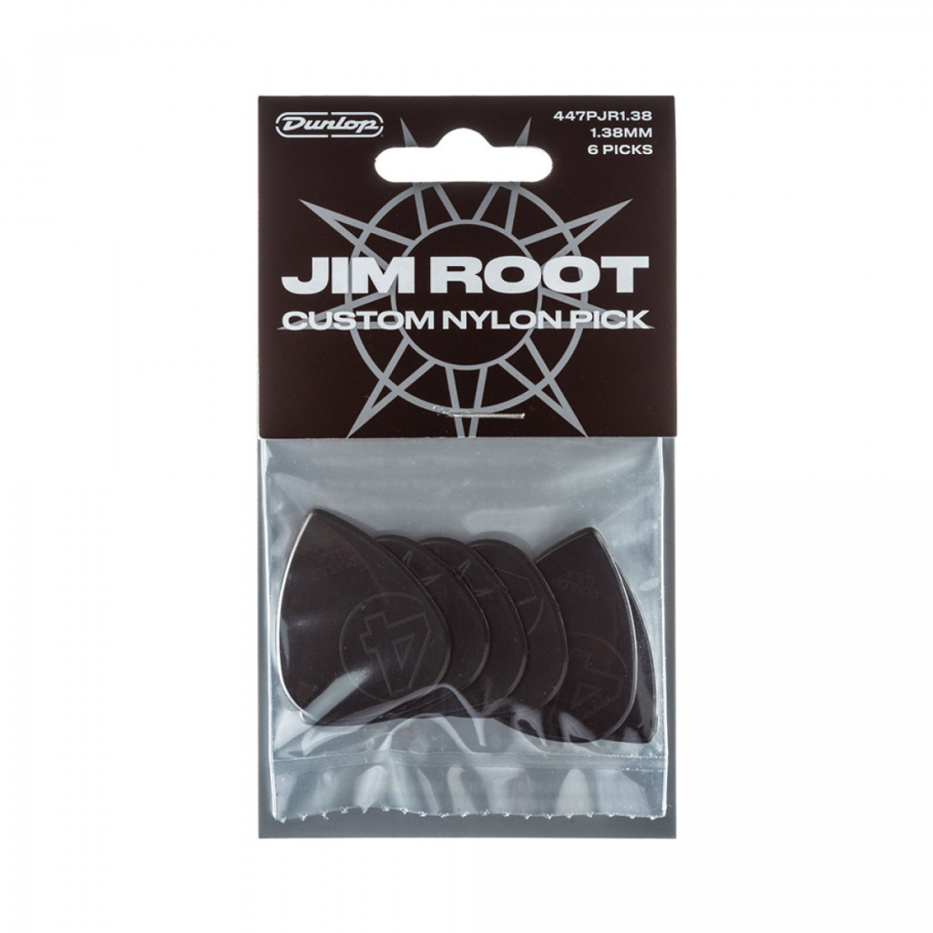 Медіатор Jim Dunlop Jim Root Nylon Pick 1.33mm 6 шт. (447PJR1.38) - изображение 3