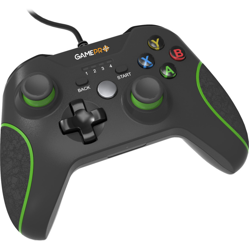 Геймпад GamePro MG450B PC/PS3/Android Black-Green (MG450B) - зображення 2