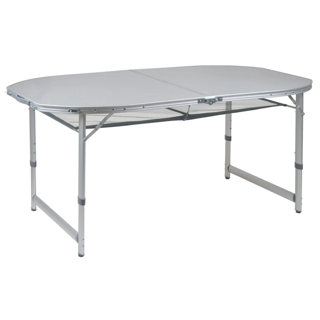 Туристичний стіл Bo-Camp Premium Oval 150x80 cm Grey (1404405) - зображення 1
