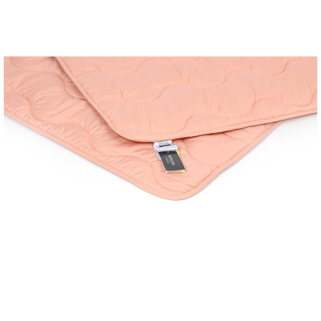 Ковдра MirSon антиалергенна EcoSilk всесезонна №1730 Eco Light Coral 172x205 см (2200003710090) - зображення 5