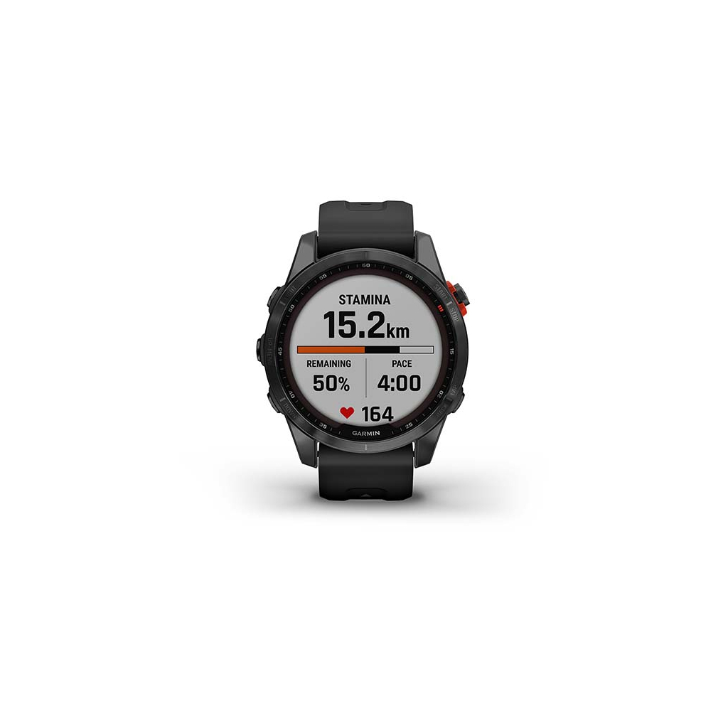 Смарт-годинник Garmin fenix 7S Solar, Slate Gray w/ Black Band, GPS (010-02539-13) - зображення 4