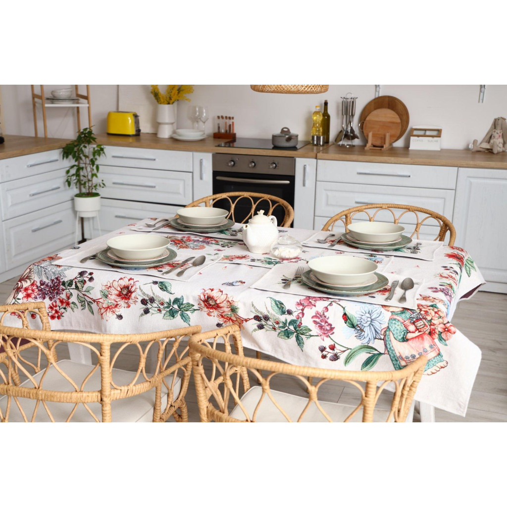 Скатертина Прованс гобеленова Затишок 135х180 см (026006) - зображення 9