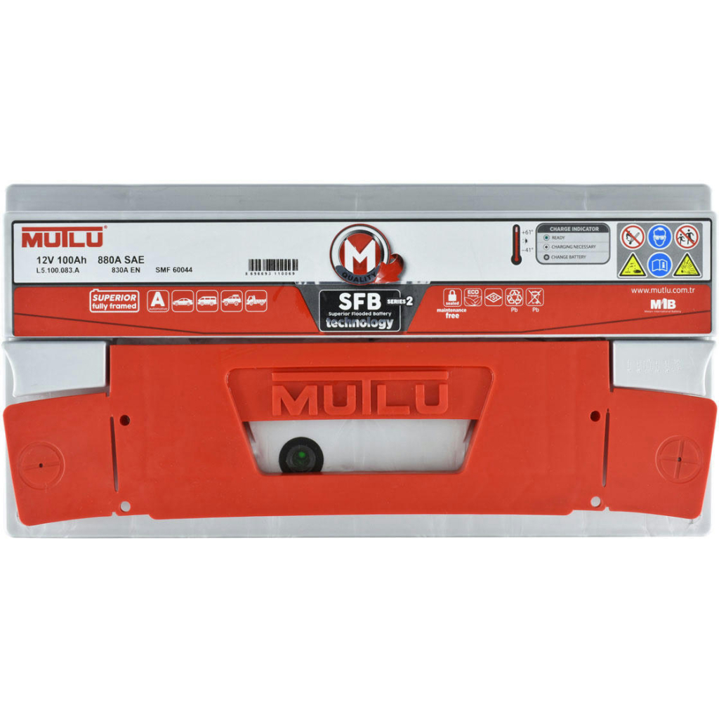 Акумулятор автомобільний MUTLU 6СТ-100 (0) SFB L5.100.083.A - зображення 2