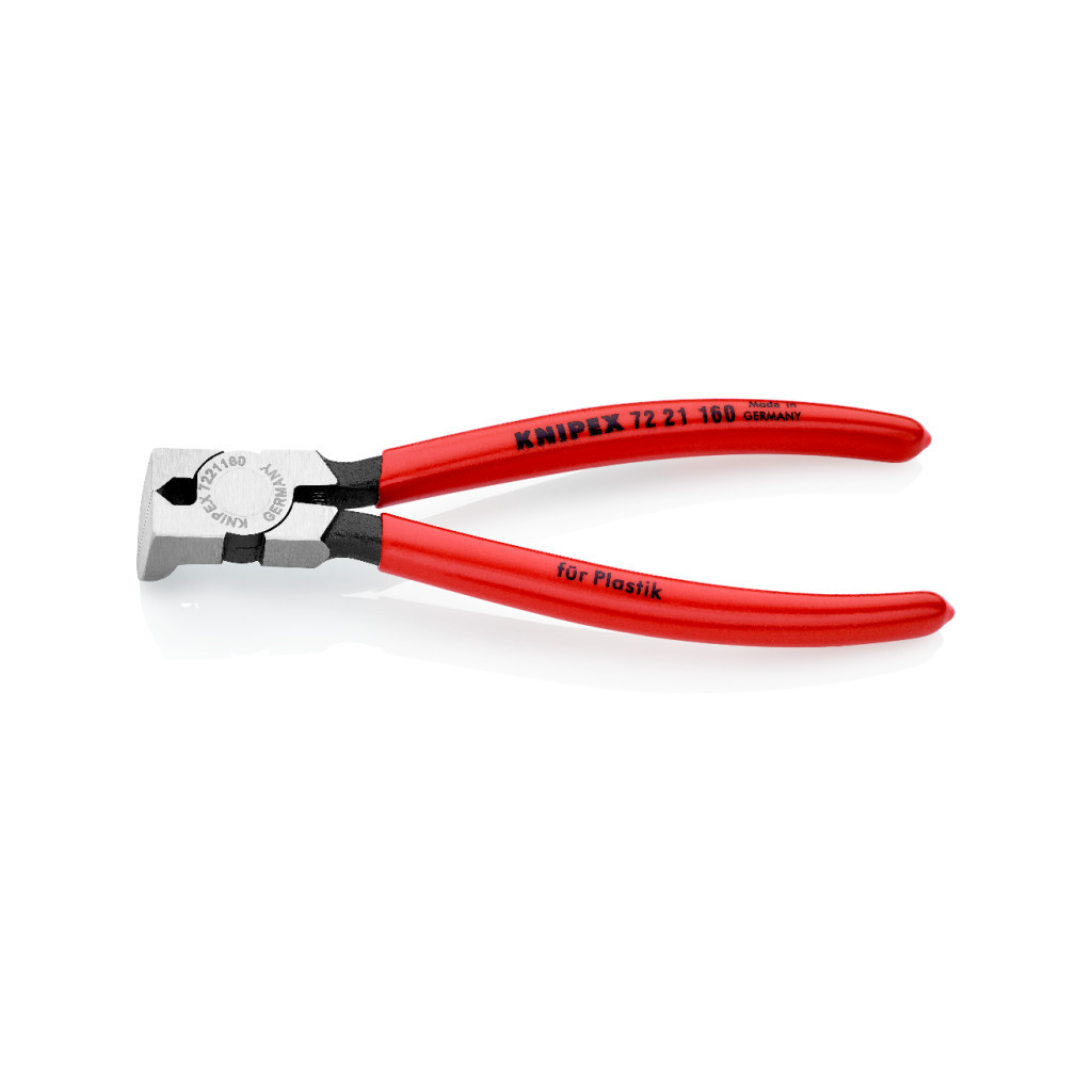 Кусачки KNIPEX бічні для пластмаси (72 21 160) - зображення 1