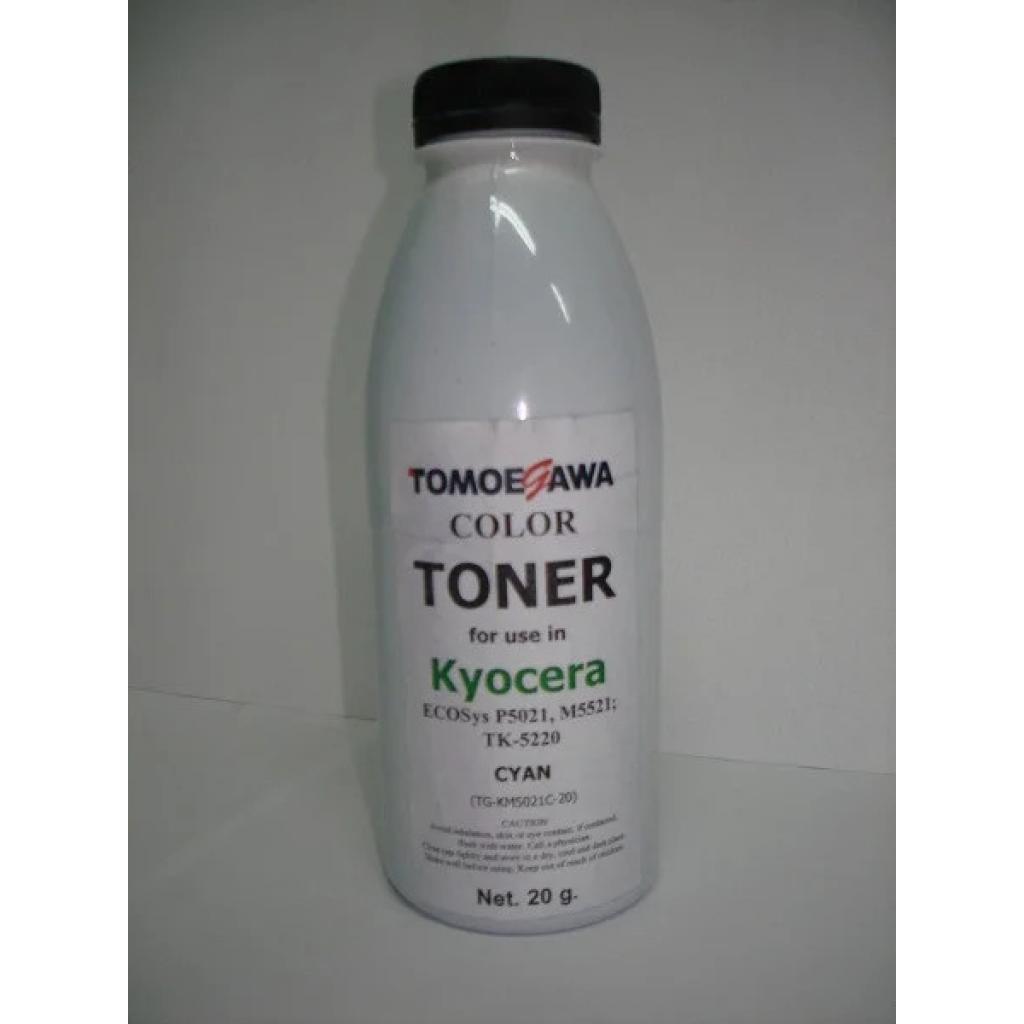 Тонер KYOCERA TK-5220 (20г) Cyan Tomoegawa (TG-KM5021C-20) - изображение 1