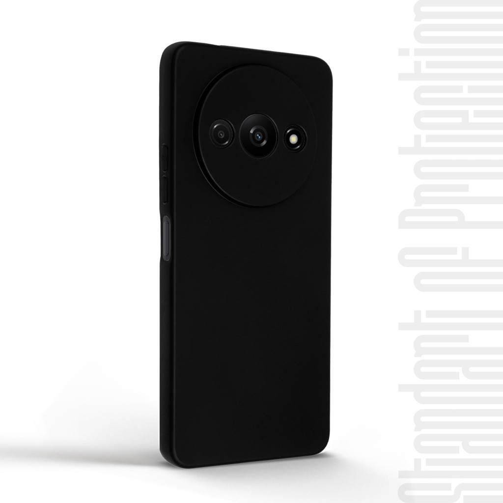 Чохол до мобільного телефона Armorstandart Matte Slim Fit Xiaomi Redmi A3 Camera cover Black (ARM74444) - зображення 2