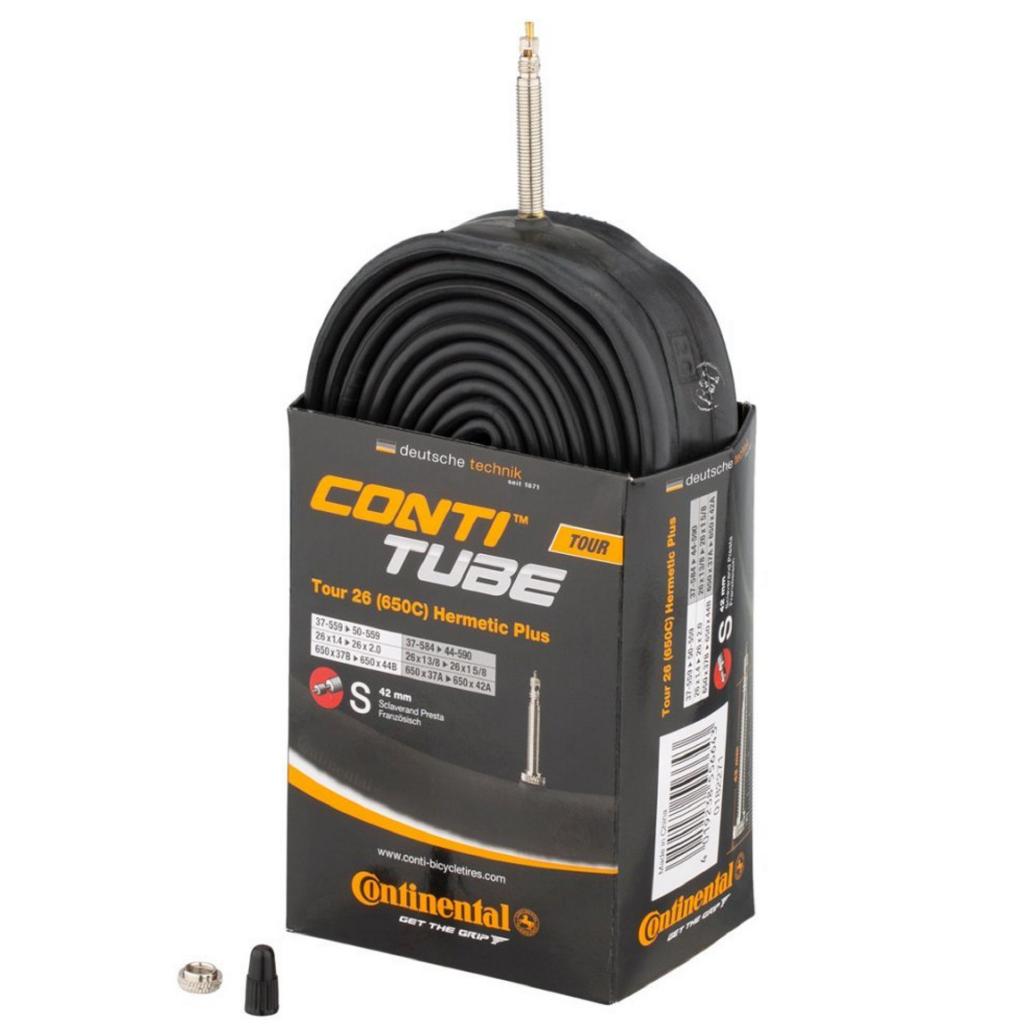 Велосипедна камера Continental Tour 26" Hermetic Plus 37-559 / 47-597 RE AV40mm (182251) - зображення 1