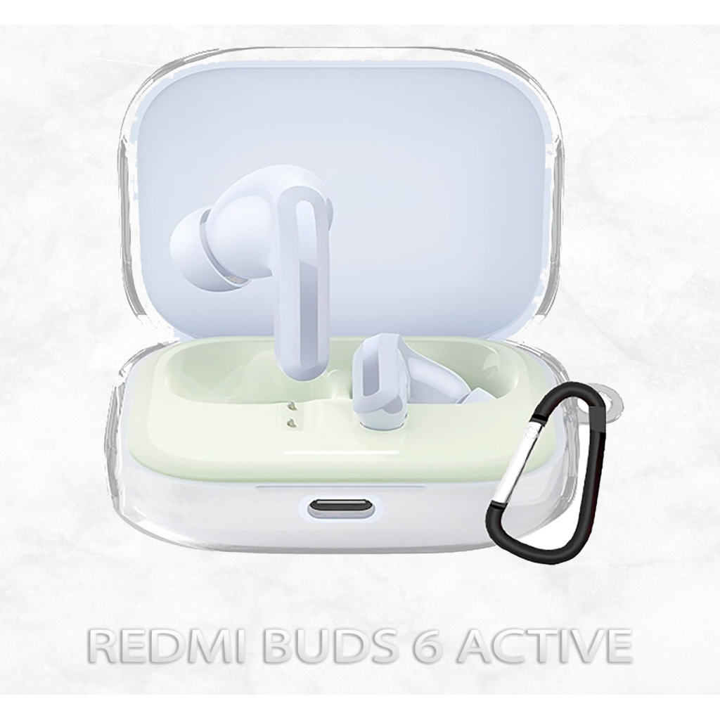 Чохол для навушників BeCover Soft TPU для Xiaomi Redmi Buds 6 Active Transparent (712015) - зображення 1