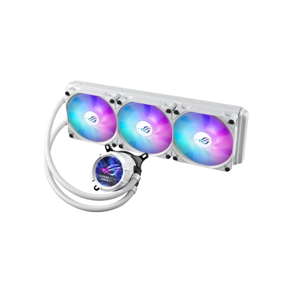 Система рідинного охолодження ASUS ROG Strix LC III 360 ARGB LCD White (90RC00W2-M0UAY0) - зображення 3