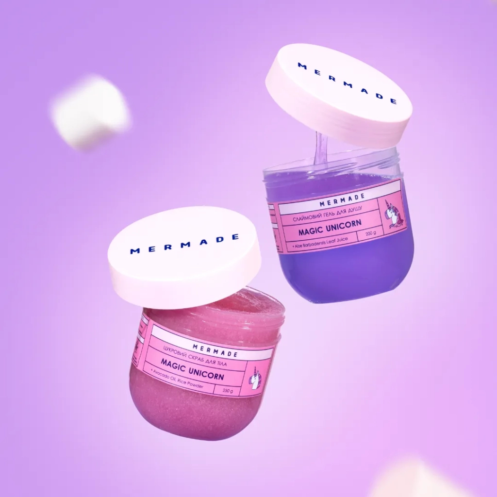 Гель для душу Mermade Magic Unicorn Слаймовий 200 г (4823122900739) - изображение 6