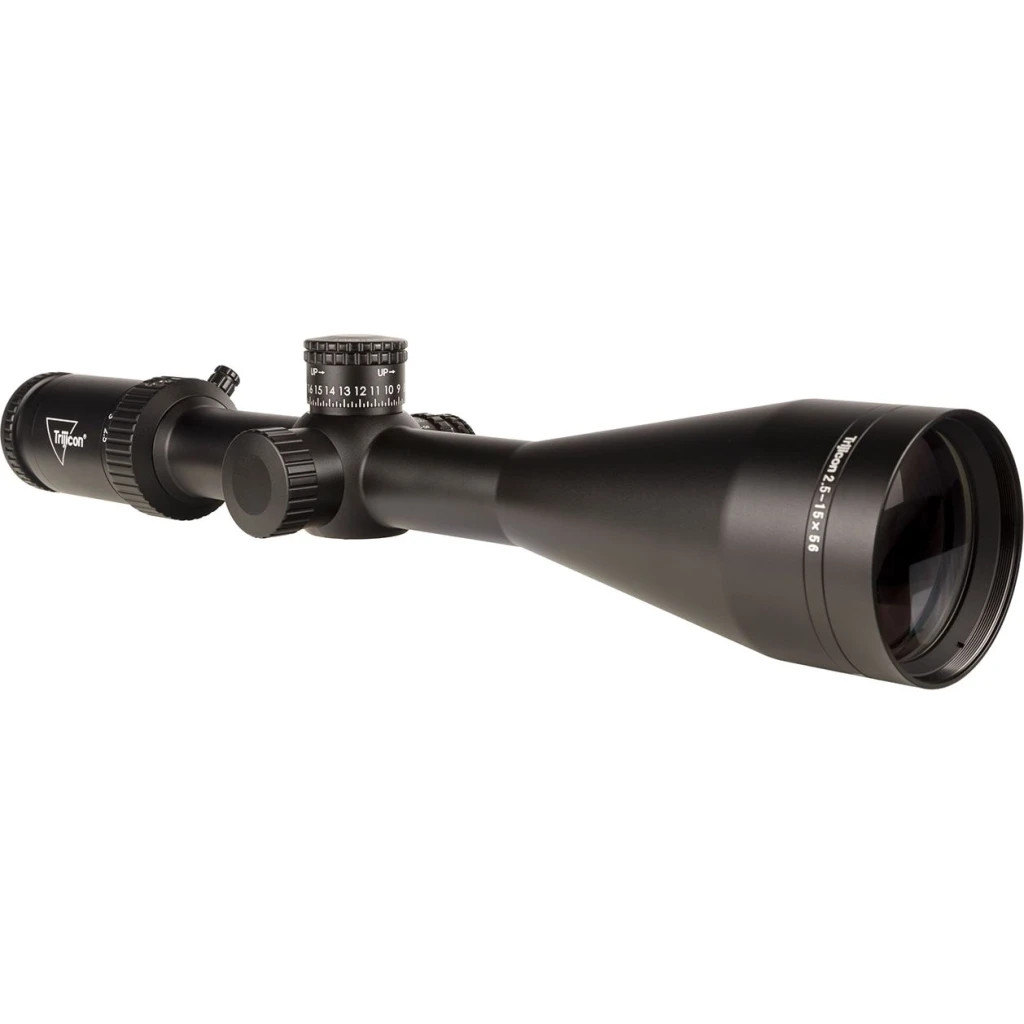 Оптичний приціл Trijicon Credo HX 2.5-15x56 MOA 30mm Crosshair SFP Red (CRHX1556-C-2900035) - зображення 2