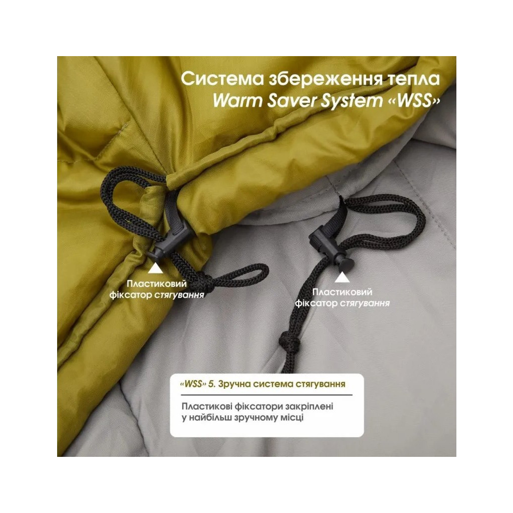 Спальний мішок Mousson PLATO L Olive (9043) - зображення 9