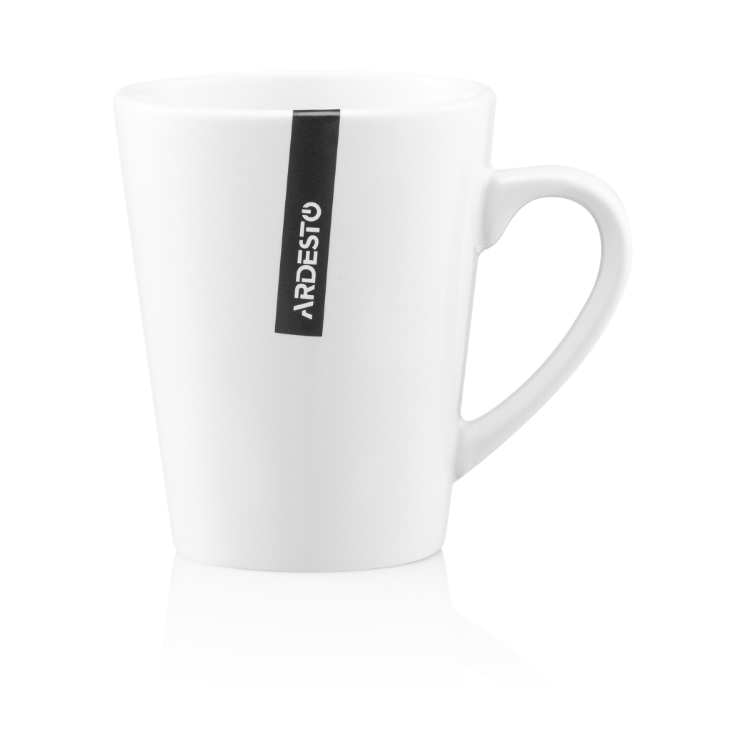 Чашка Ardesto Mario, 240мл, кераміка, білий (AR3480W) - зображення 5