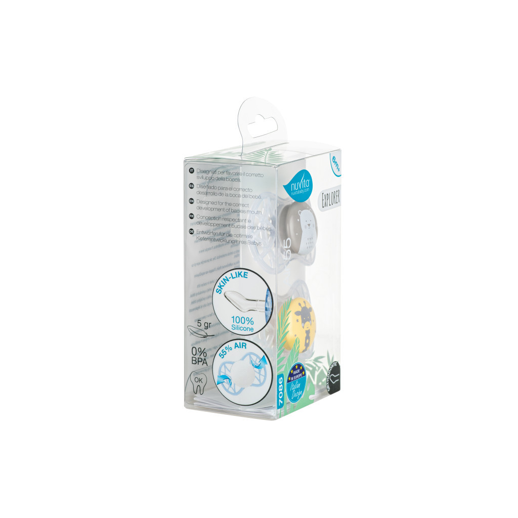 Пустушка Nuvita Air55 Explore 6m+ ортодонтична (NV7086N) - зображення 4