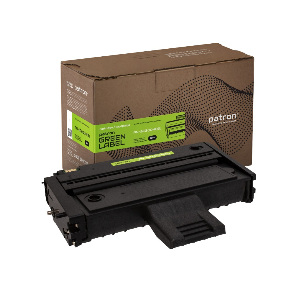 Картридж Patron Ricoh SP 200HE Green Label (PN-SP200HEGL) - зображення 1