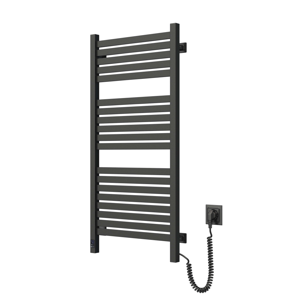 Сушарка для рушників Navin Авангард Х 1000х480 Wi-Fi правобічна чорний муар (12-272055-4810) - зображення 5