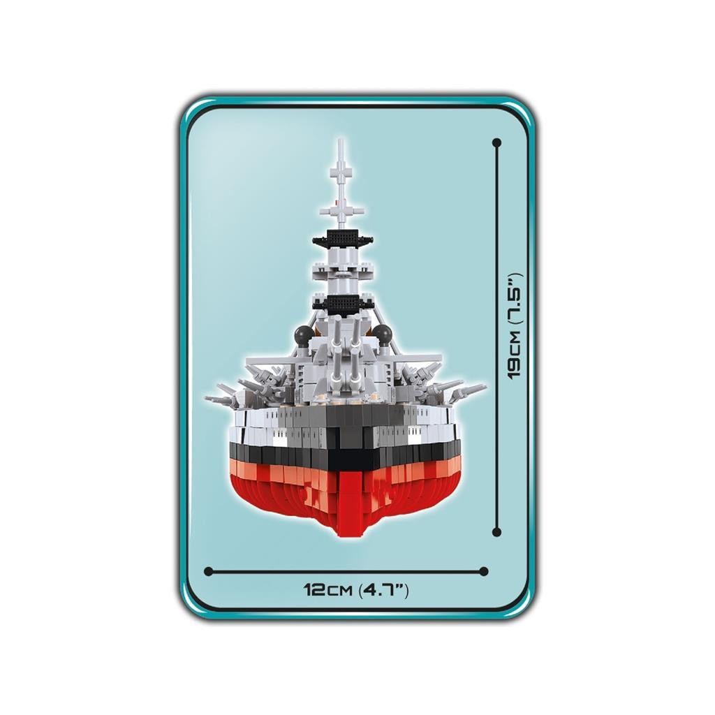 Конструктор Cobi World Of Ships Лінкор Бісмарк 1974 деталей (5902251048105) - зображення 11