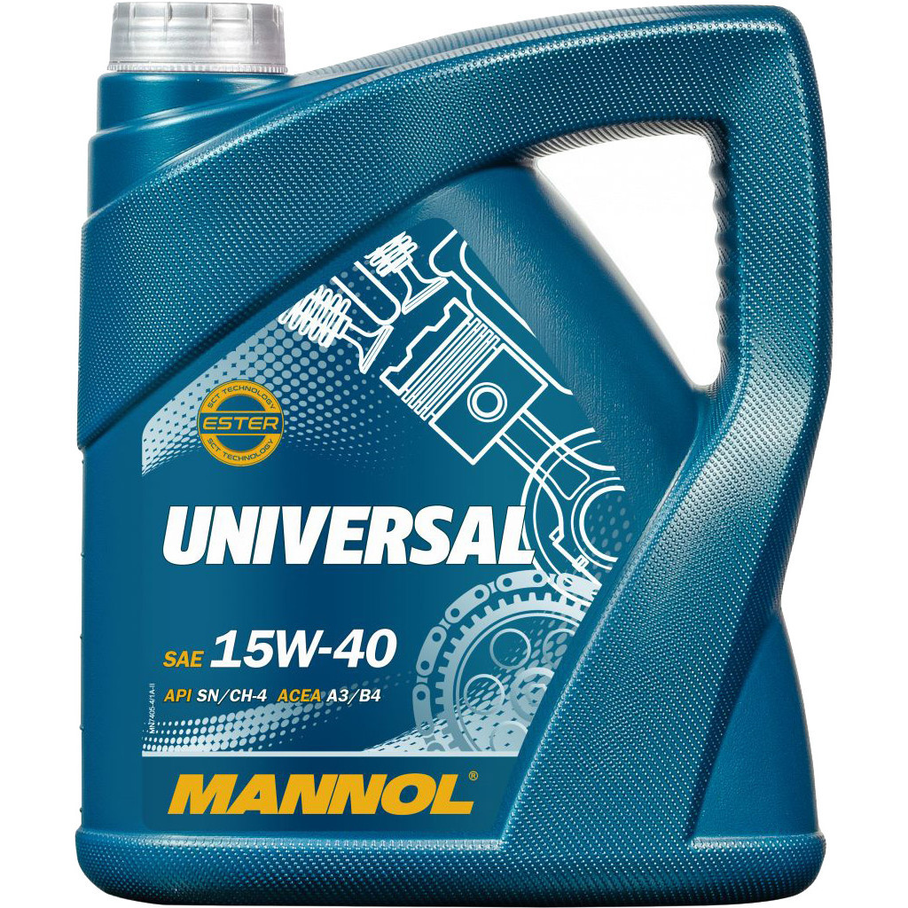 Моторна олива Mannol UNIVERSAL 4л 15W-40 (MN7405-4) - зображення 1