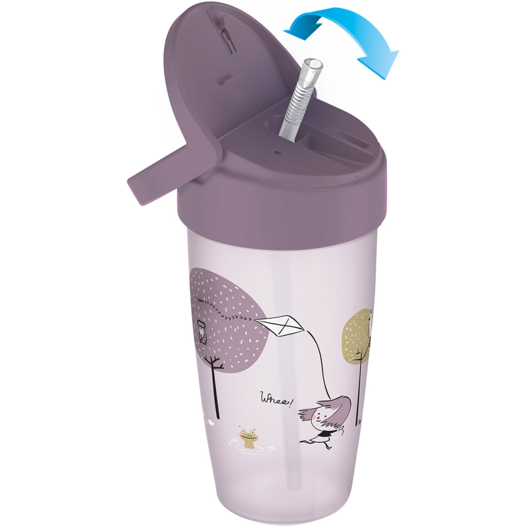 Поїльник-непроливайка Lovi Lovely Boy із силіконовою трубочкою 350 мл (35/355girl) - зображення 2