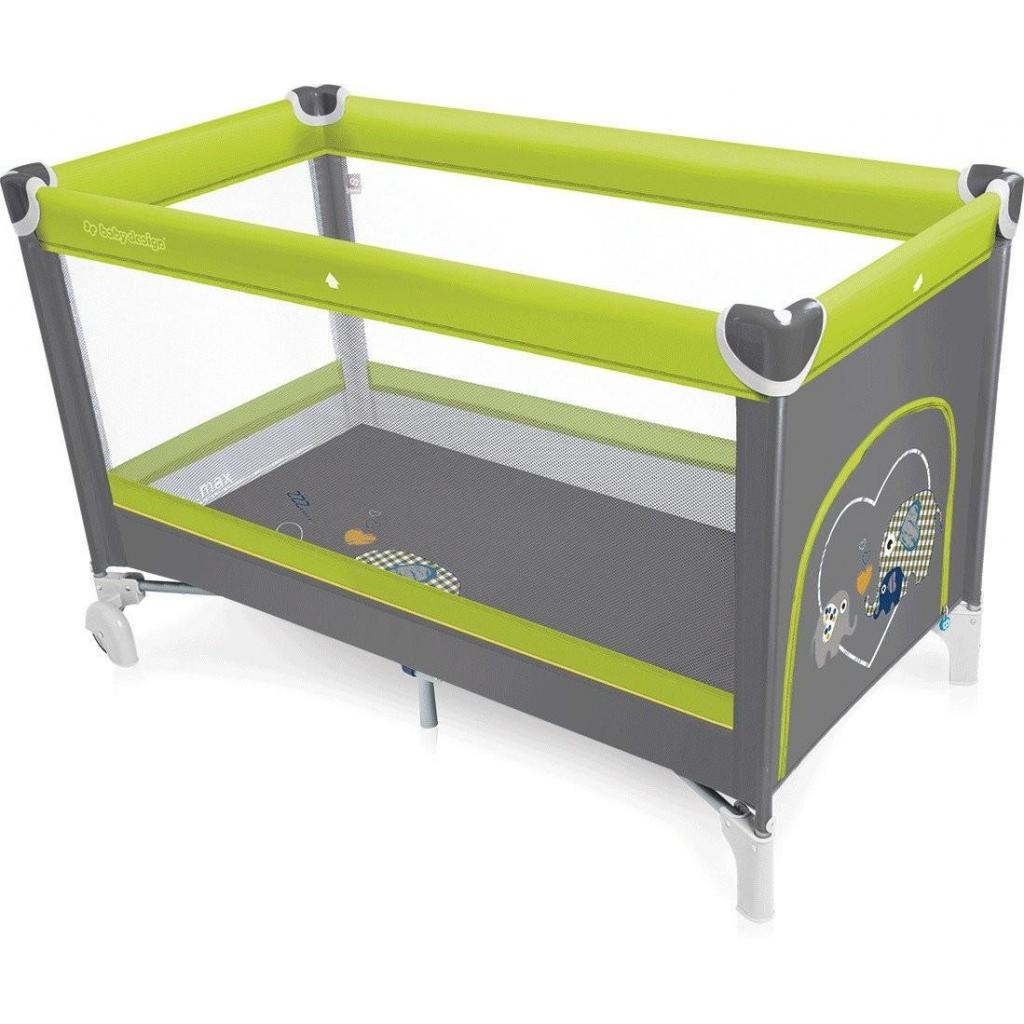 Дитячий манеж Baby Design Simple зелений (20409) - зображення 1